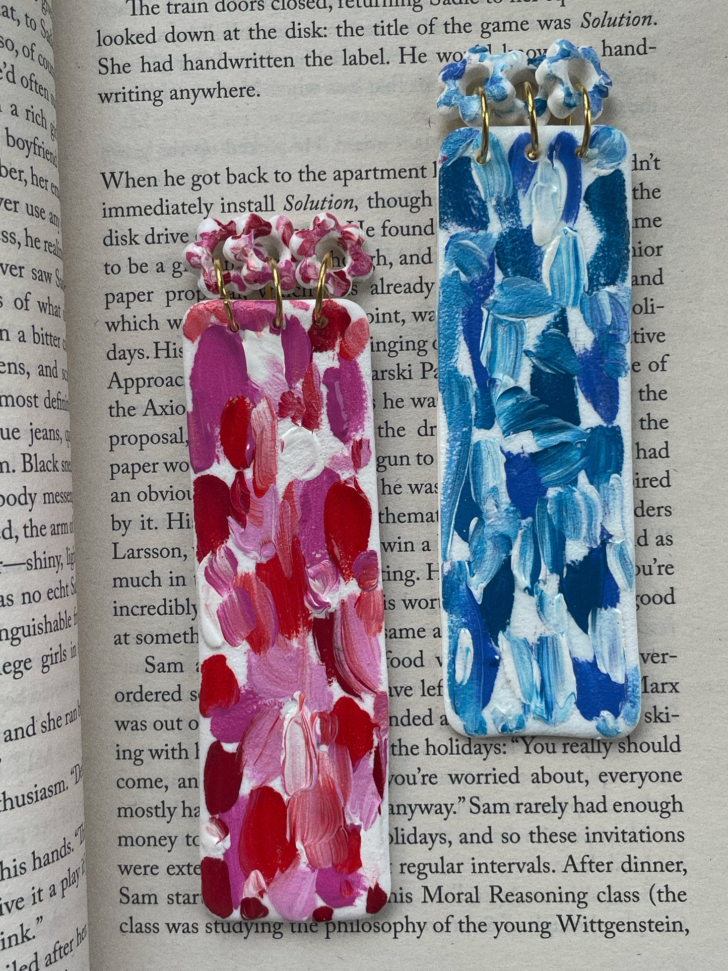 Painty Clay Bookmarks