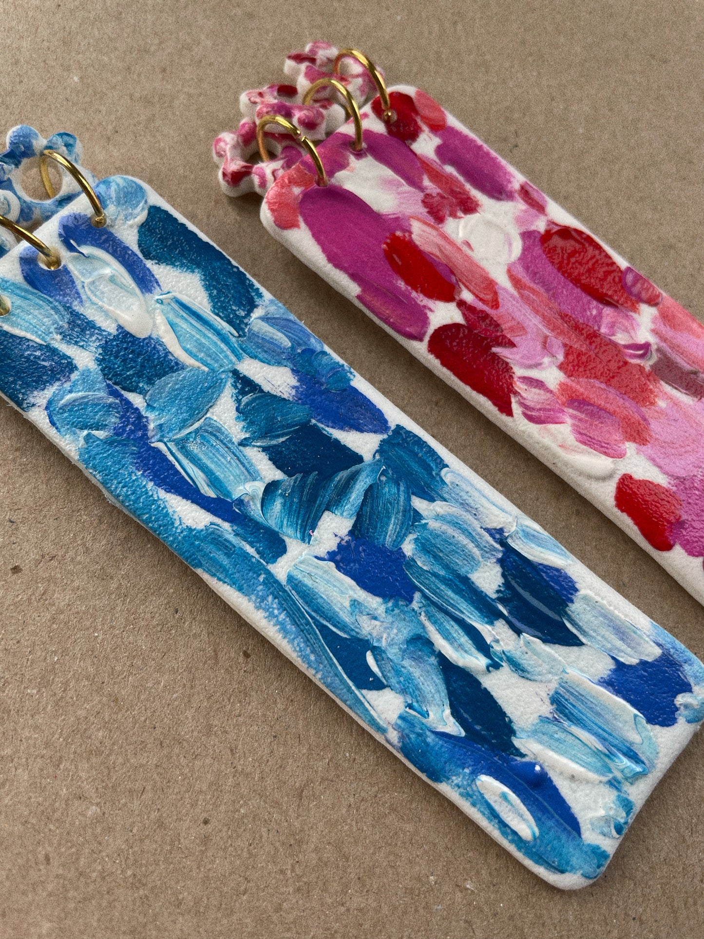 Painty Clay Bookmarks