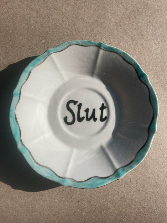 SLUT Vintage Dish