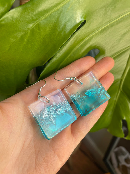 Blue Ombré Earrings