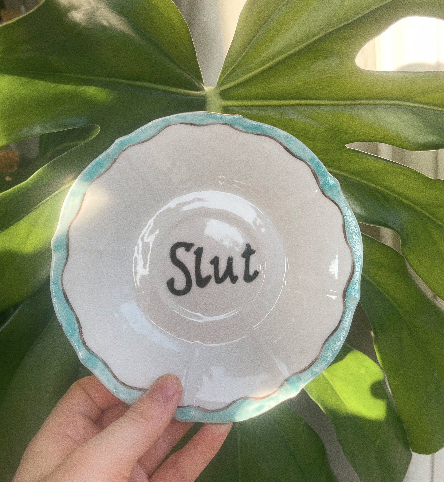 SLUT Vintage Dish