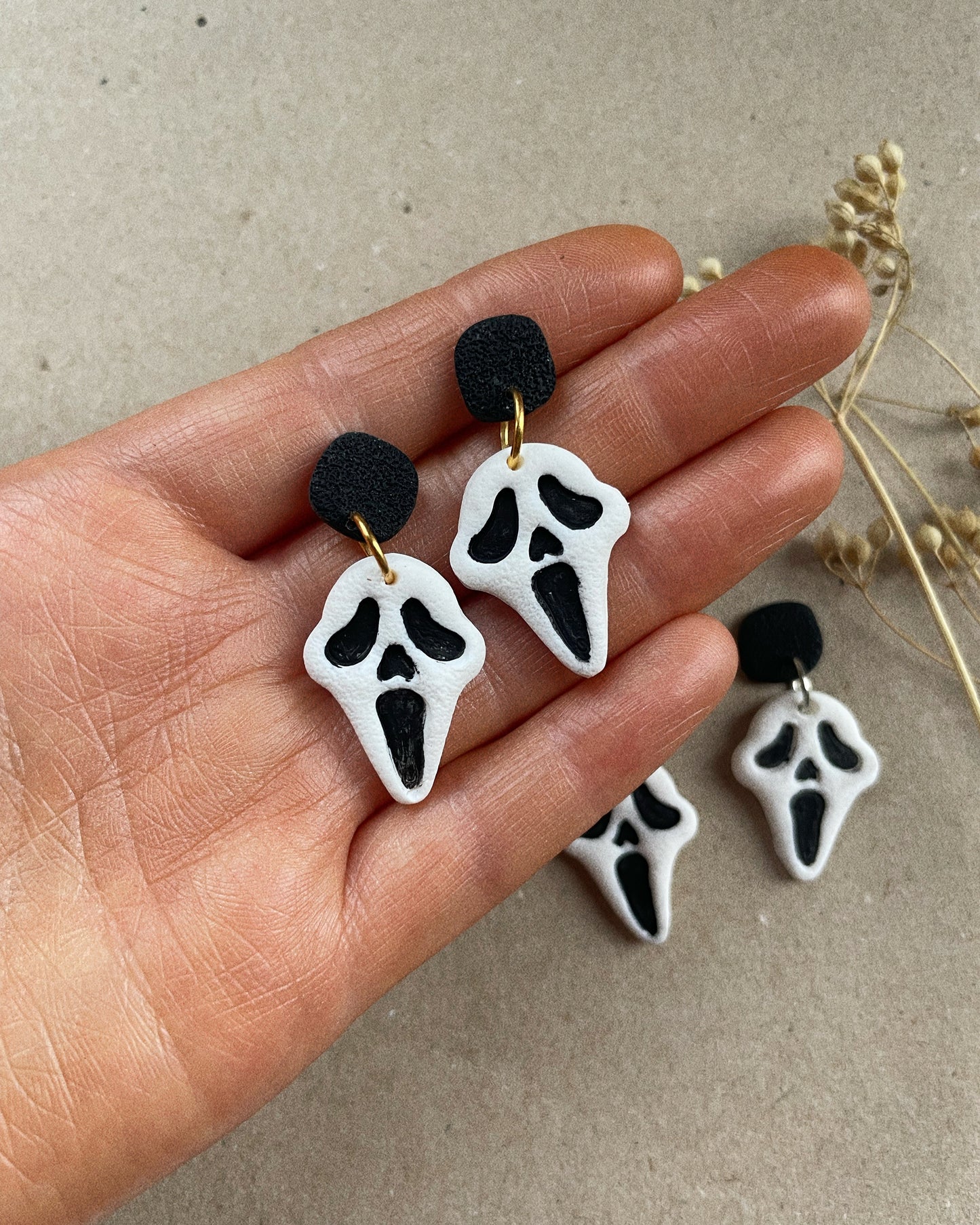 Ghostface Earrings