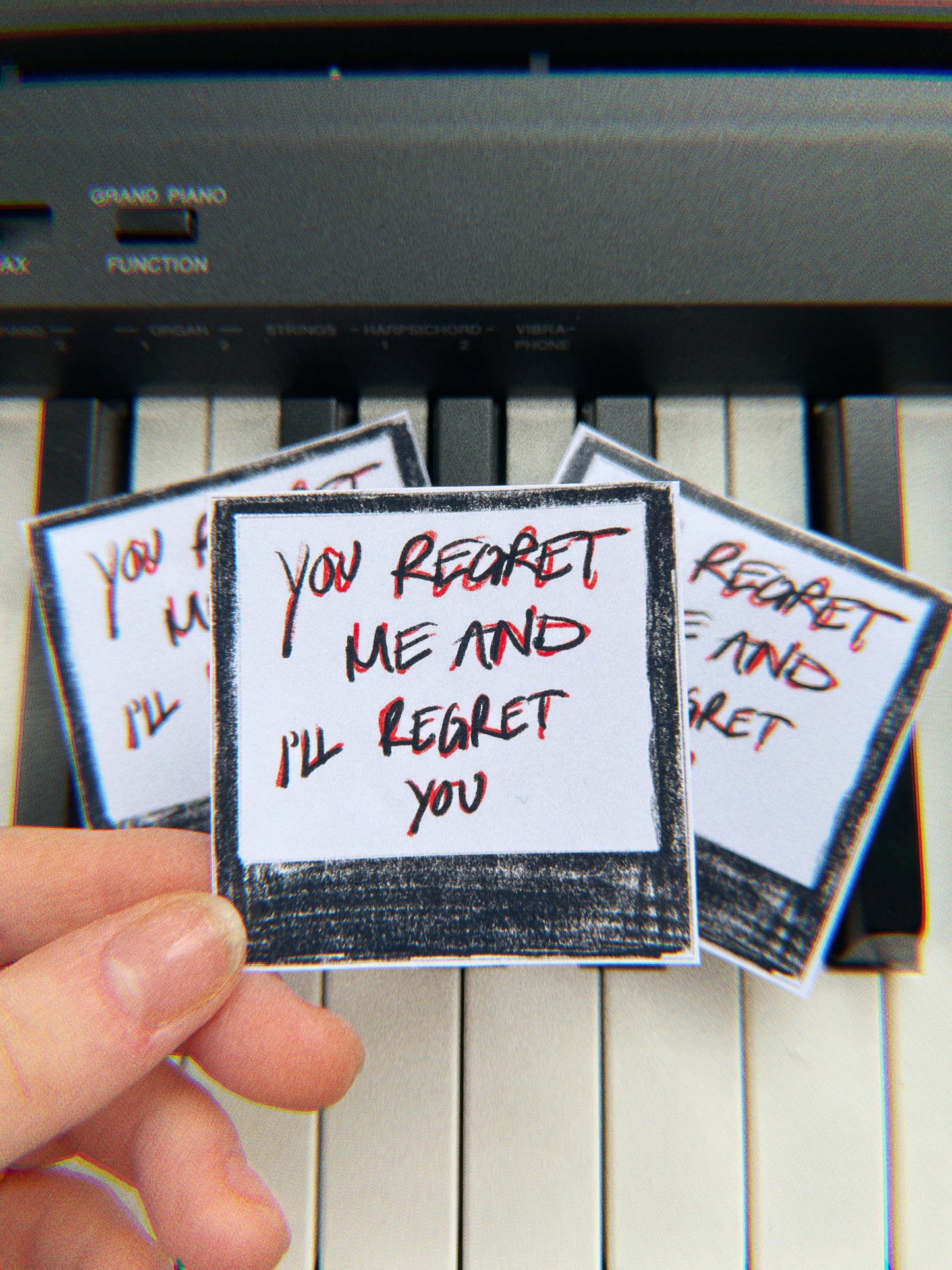 Regret Me Lyric Sticker - Daisy Jones & The Six