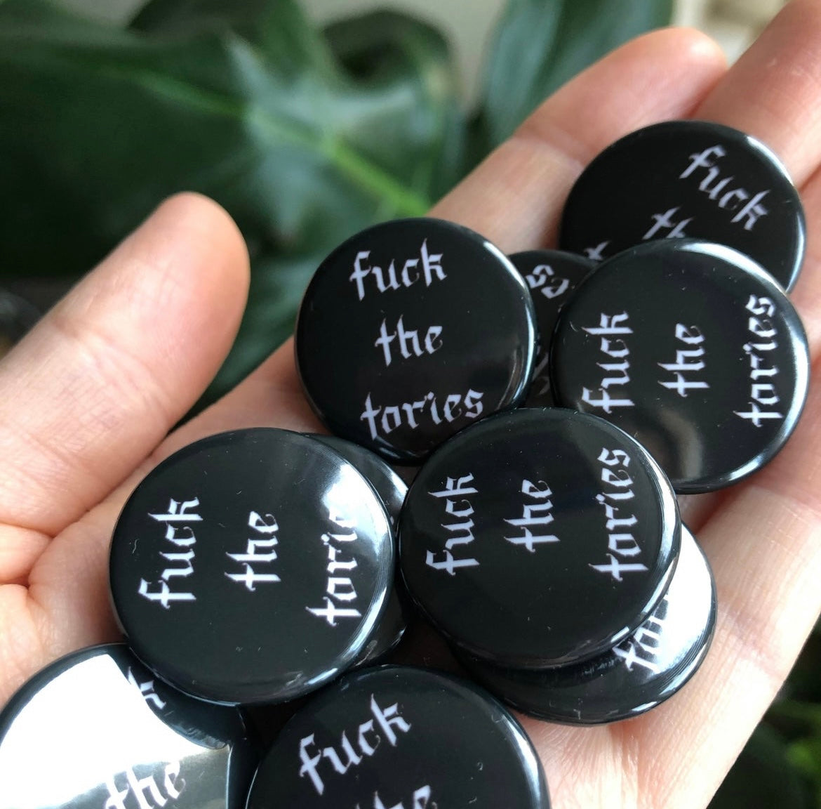 Fuck the Tories Button Badge