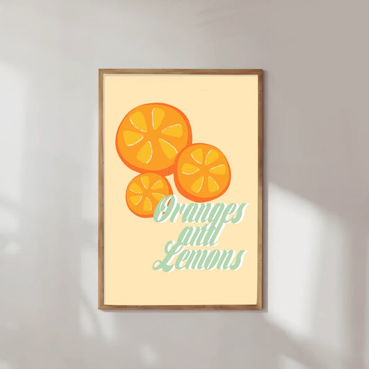 Oranges & Lemons Print