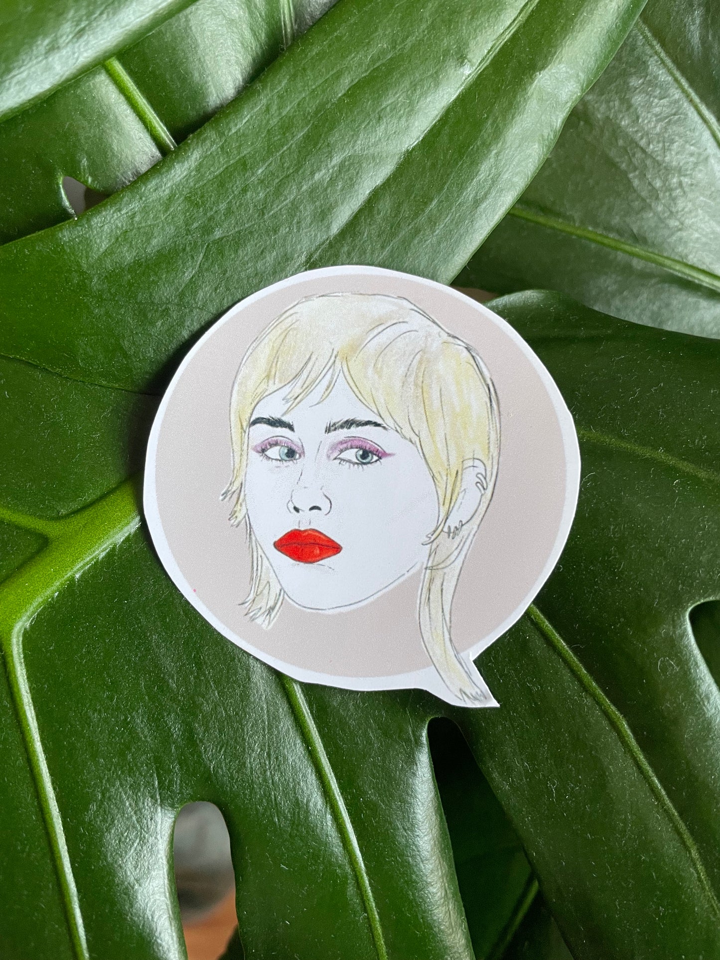 Miley Cyrus Sketchy Sticker