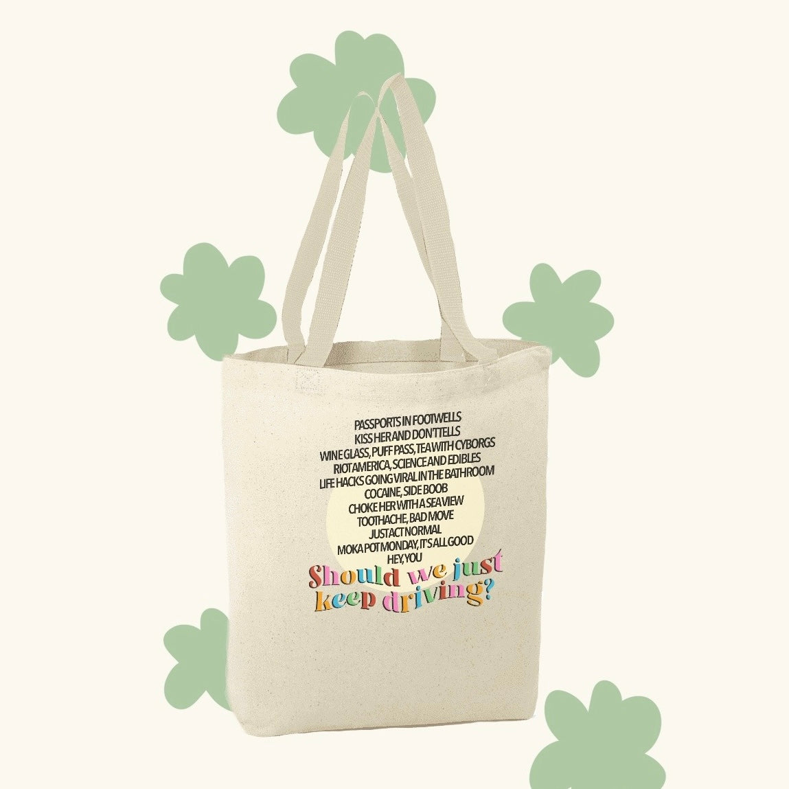 Keep Driving HS Tote Bag