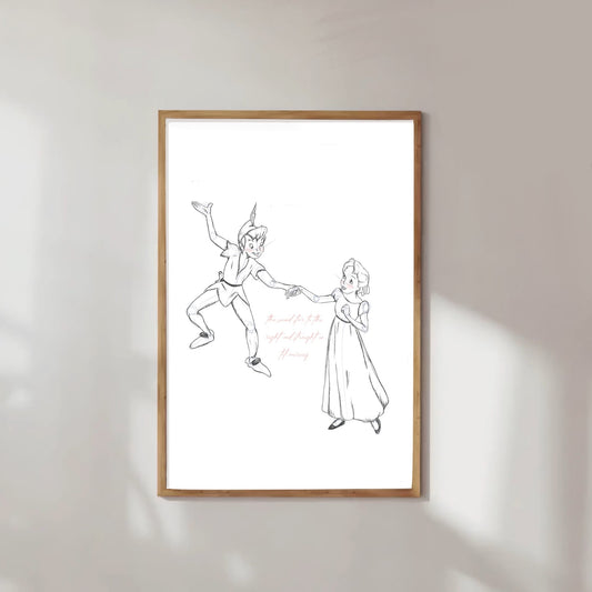 Peter & Wendy A4 Print