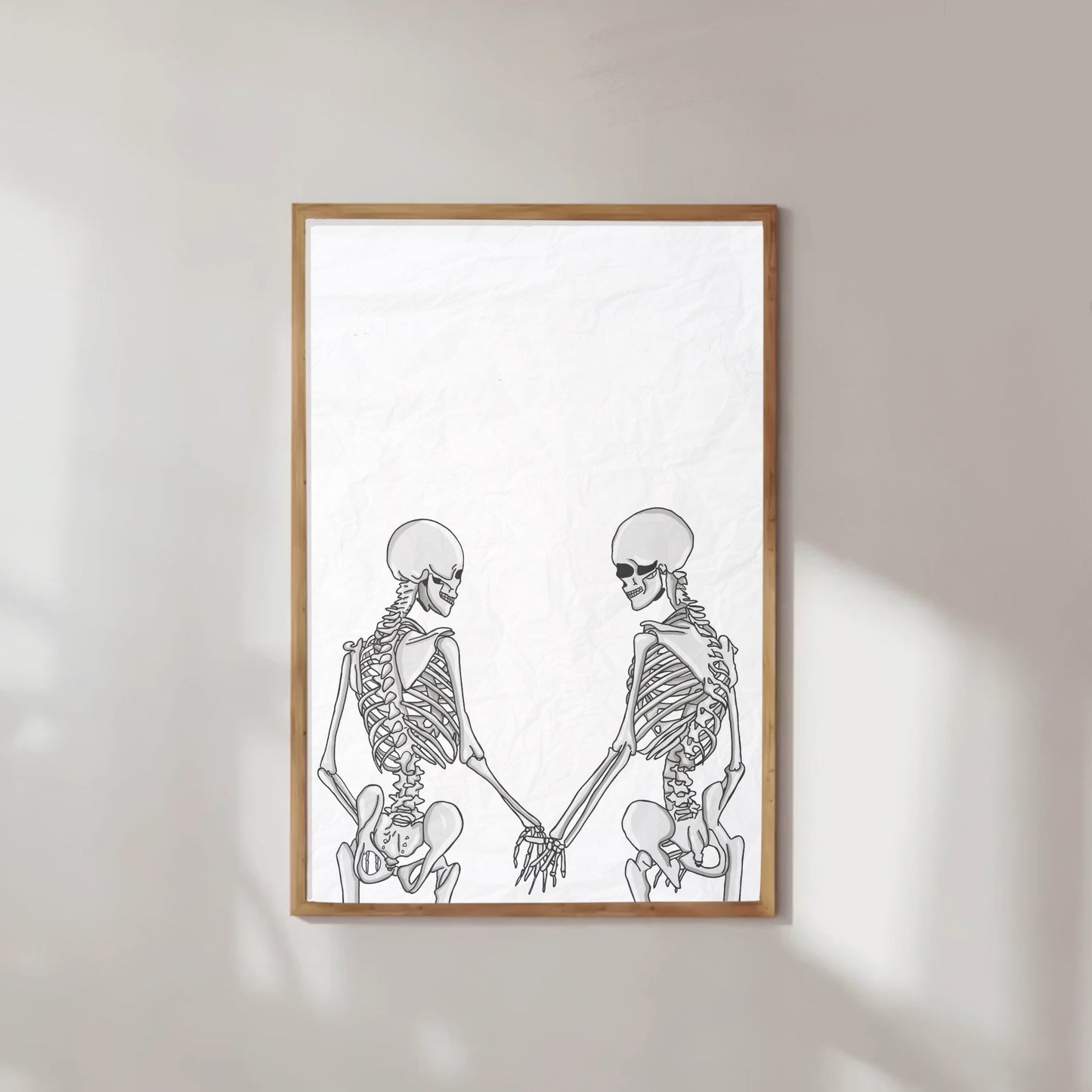 I Love Your Bones A4 Print